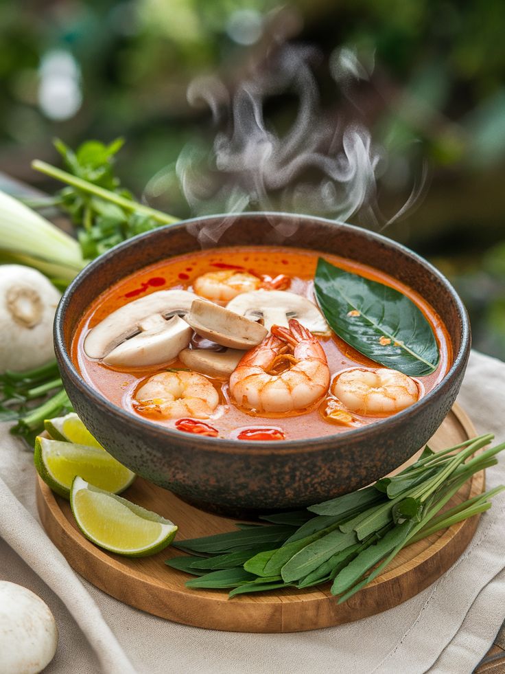 Tom Yum Prawn Soup